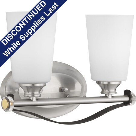 Progress Lighting Nealy Collection Two-Light Bath & Vanity P300141-009